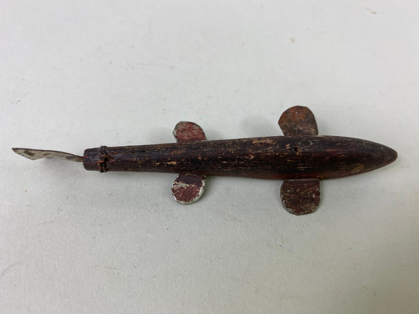 Vintage Small Fish Spearing Decoy, 1930's (#X85)